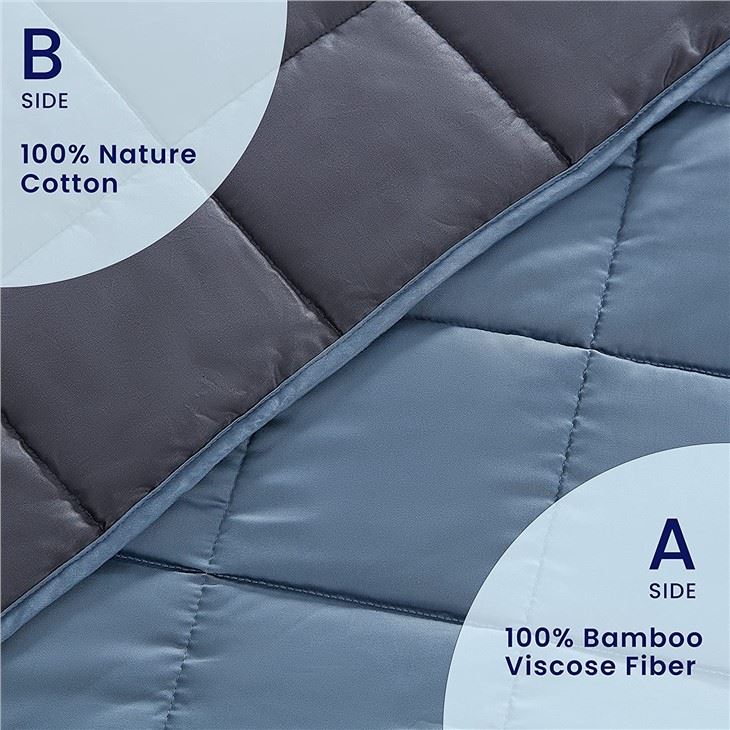 Bamboo Weighted Blanket with Glass Beads
